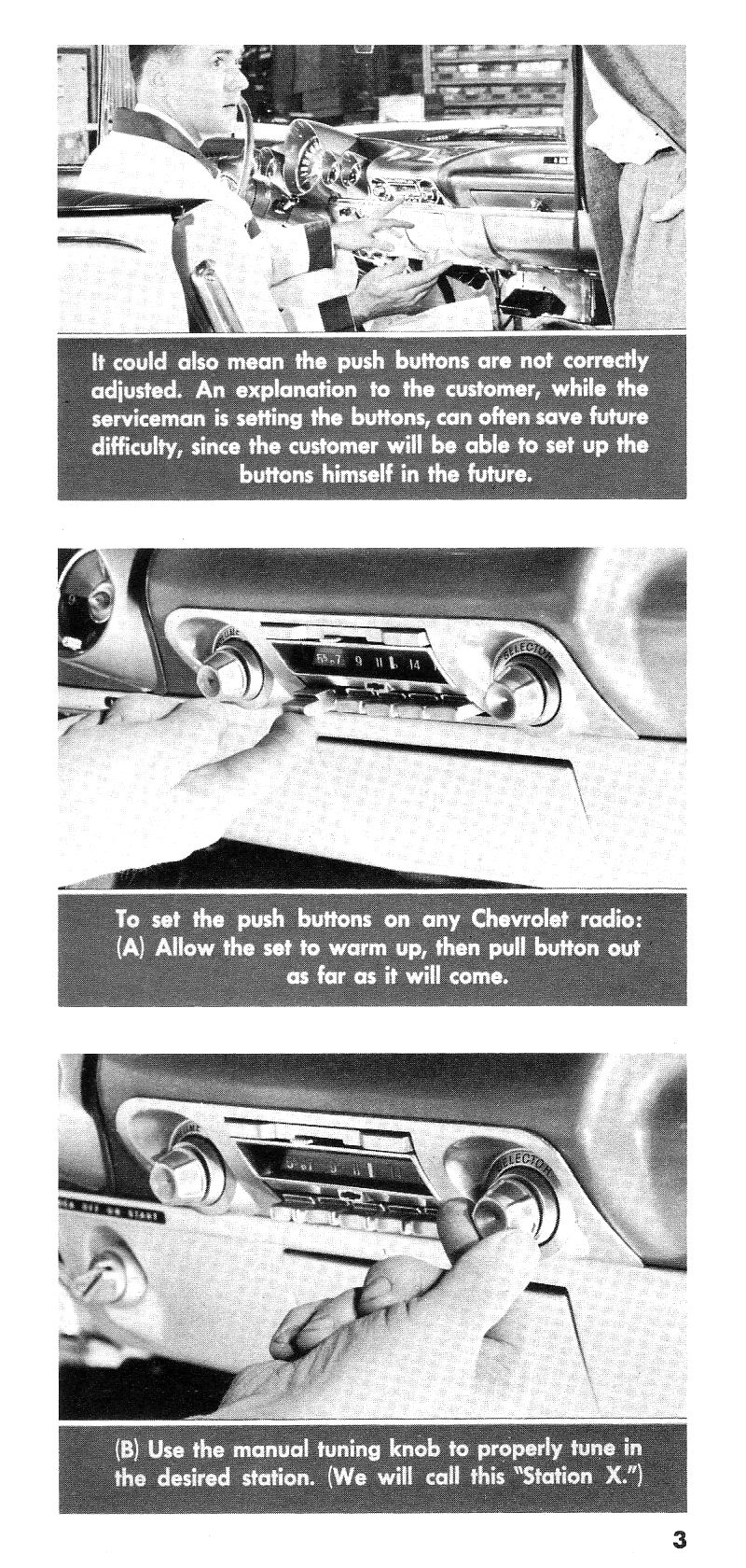 1959 Chevrolet Rapid Radio Checks Booklet Page 6